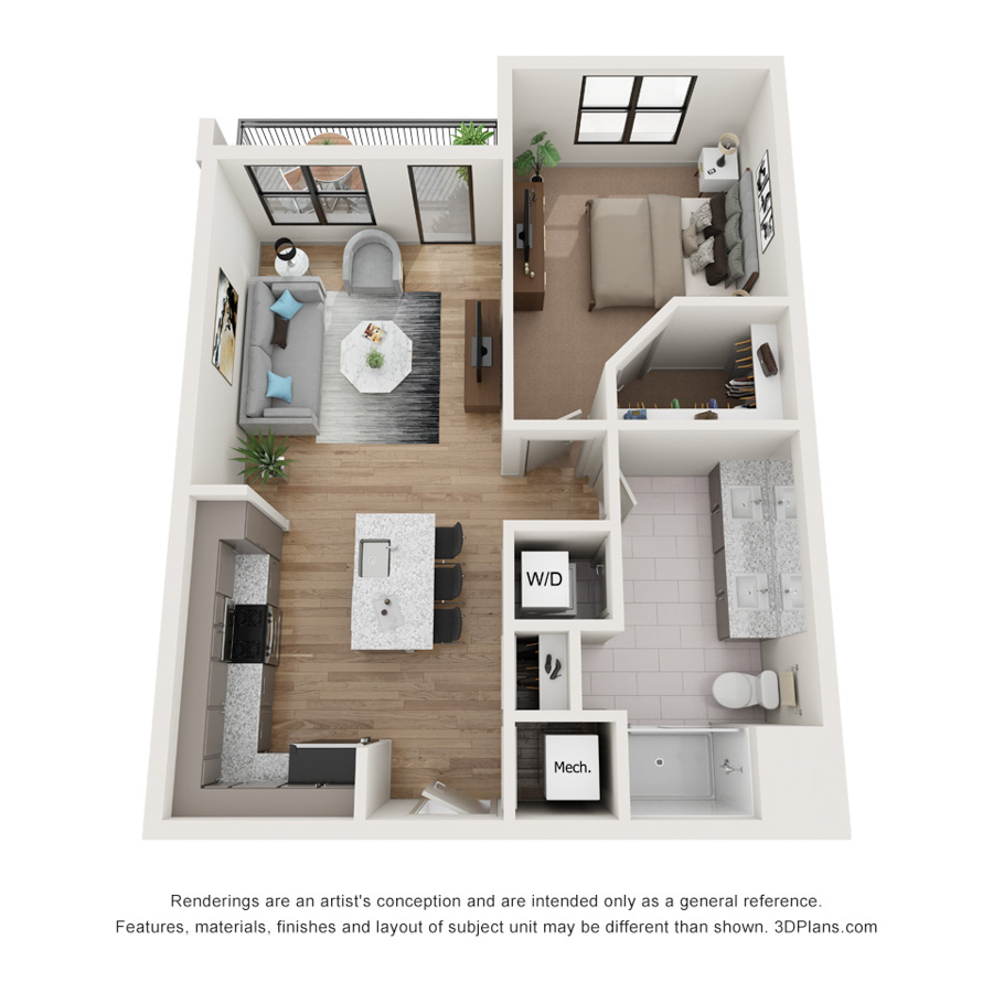 A1 (A2) floor plan