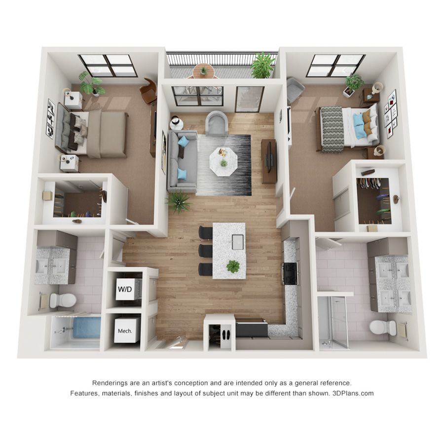 B1a (B1) floor plan