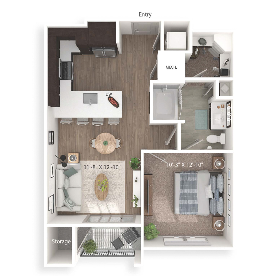 A1 floor plan