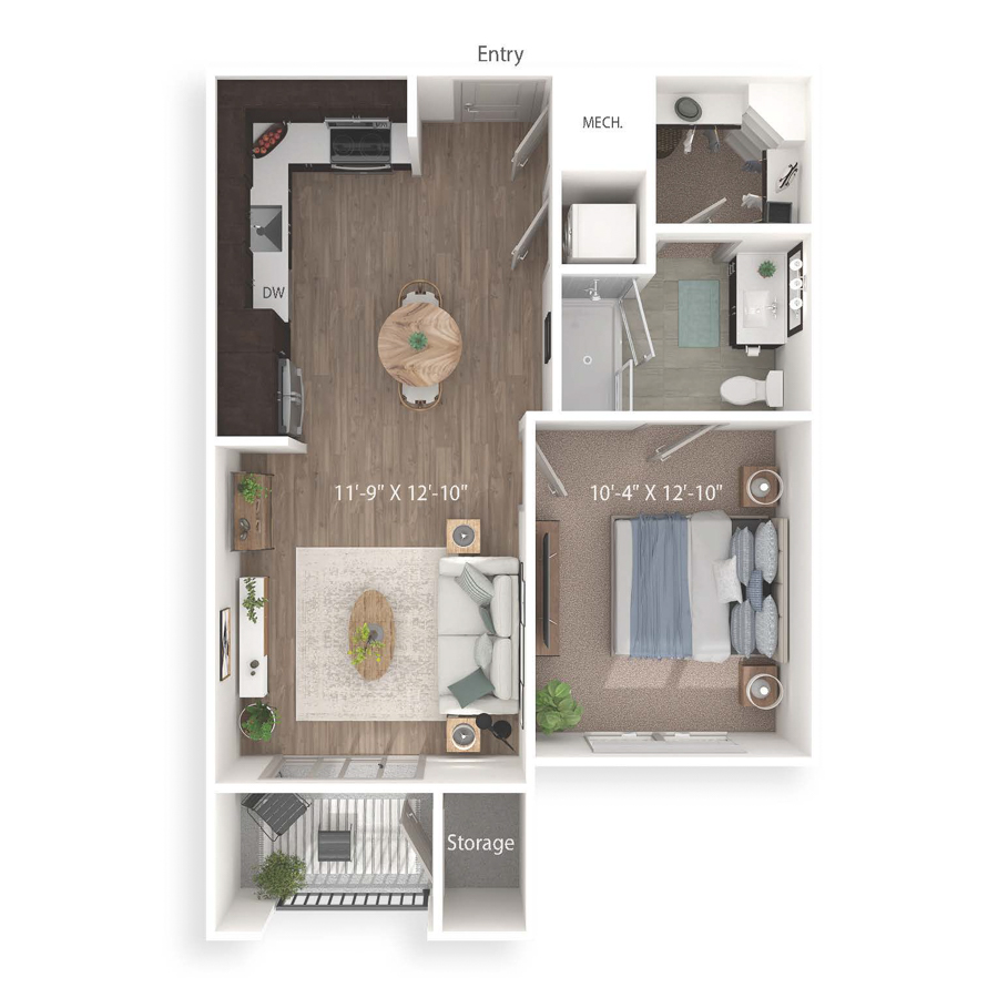 A0 floor plan
