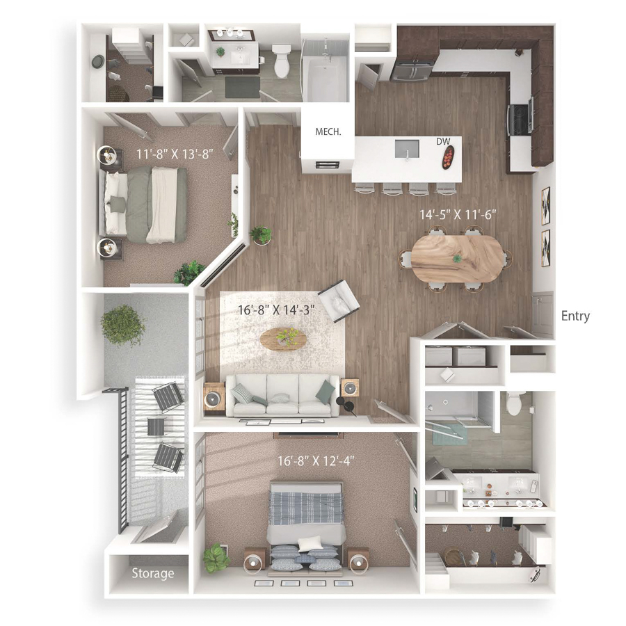 C4 160 floor plan