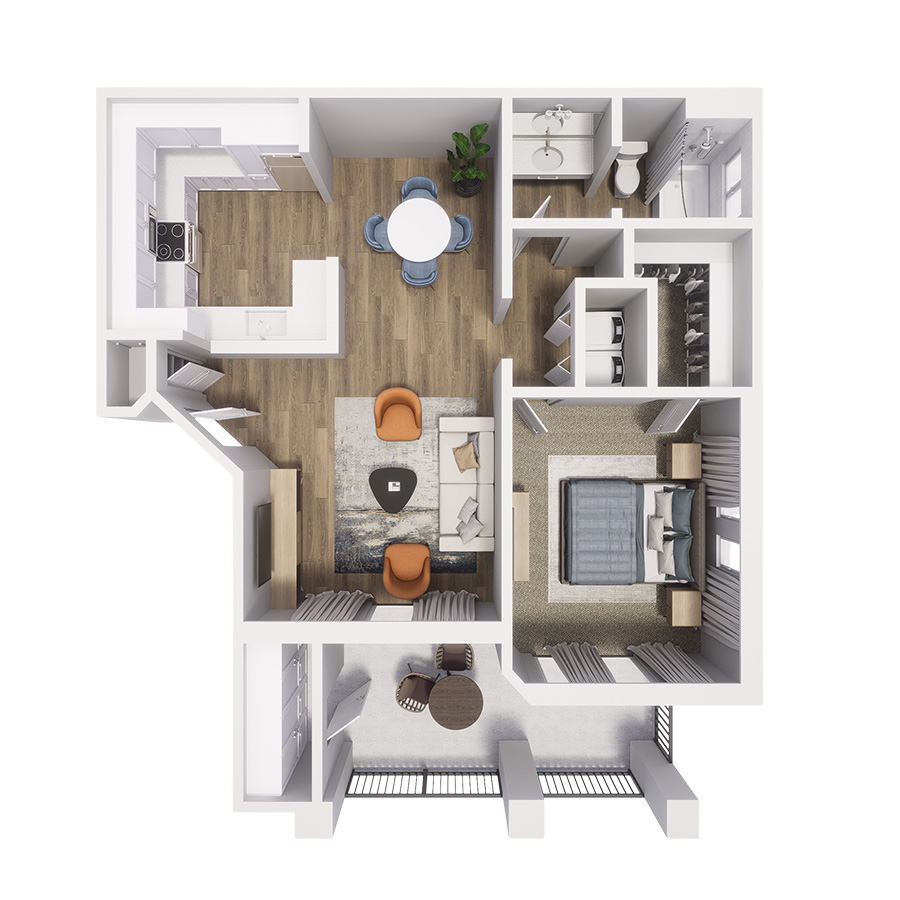 A2: Agave with Carport floor plan