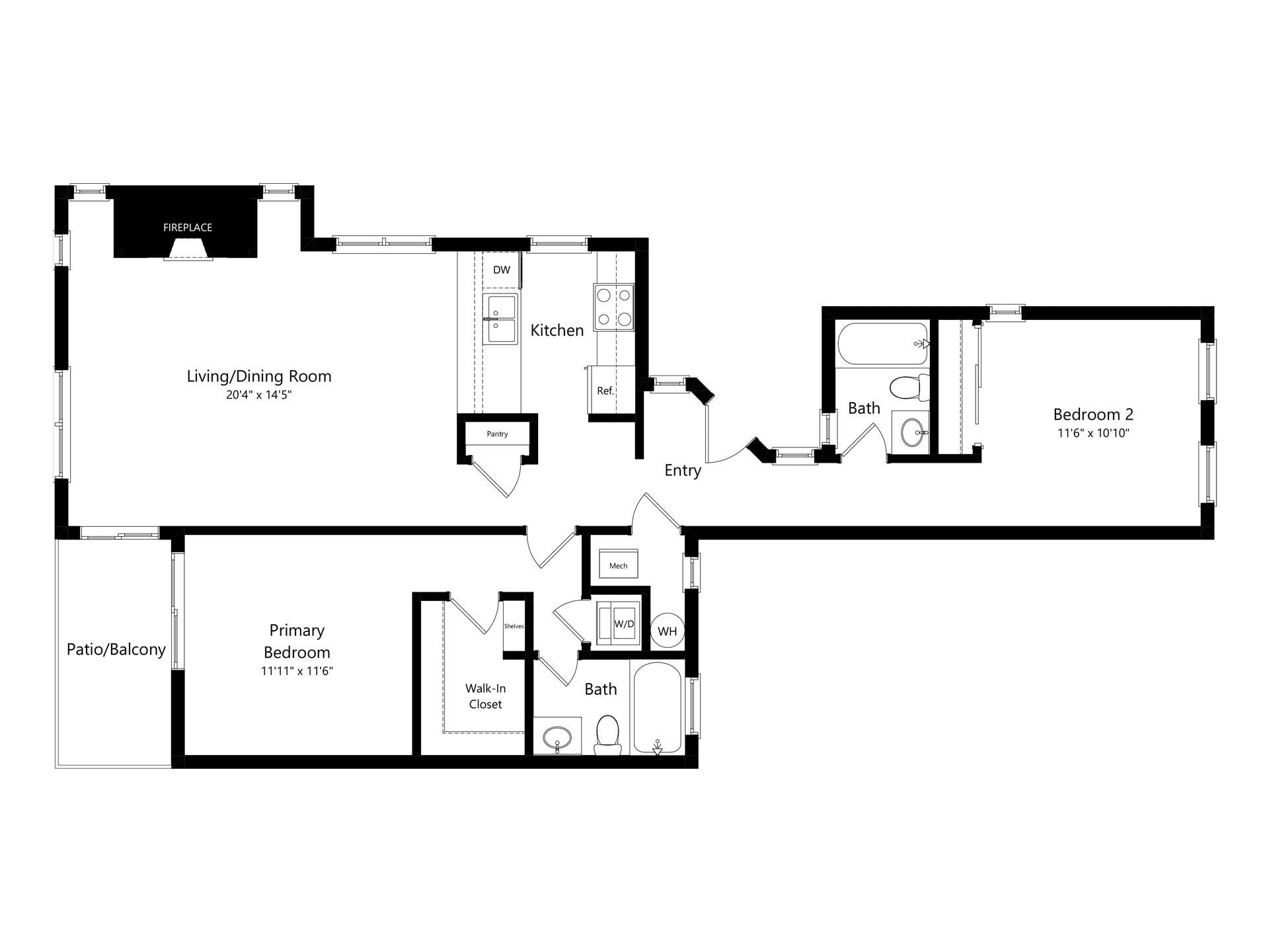 Cedarwood floor plan