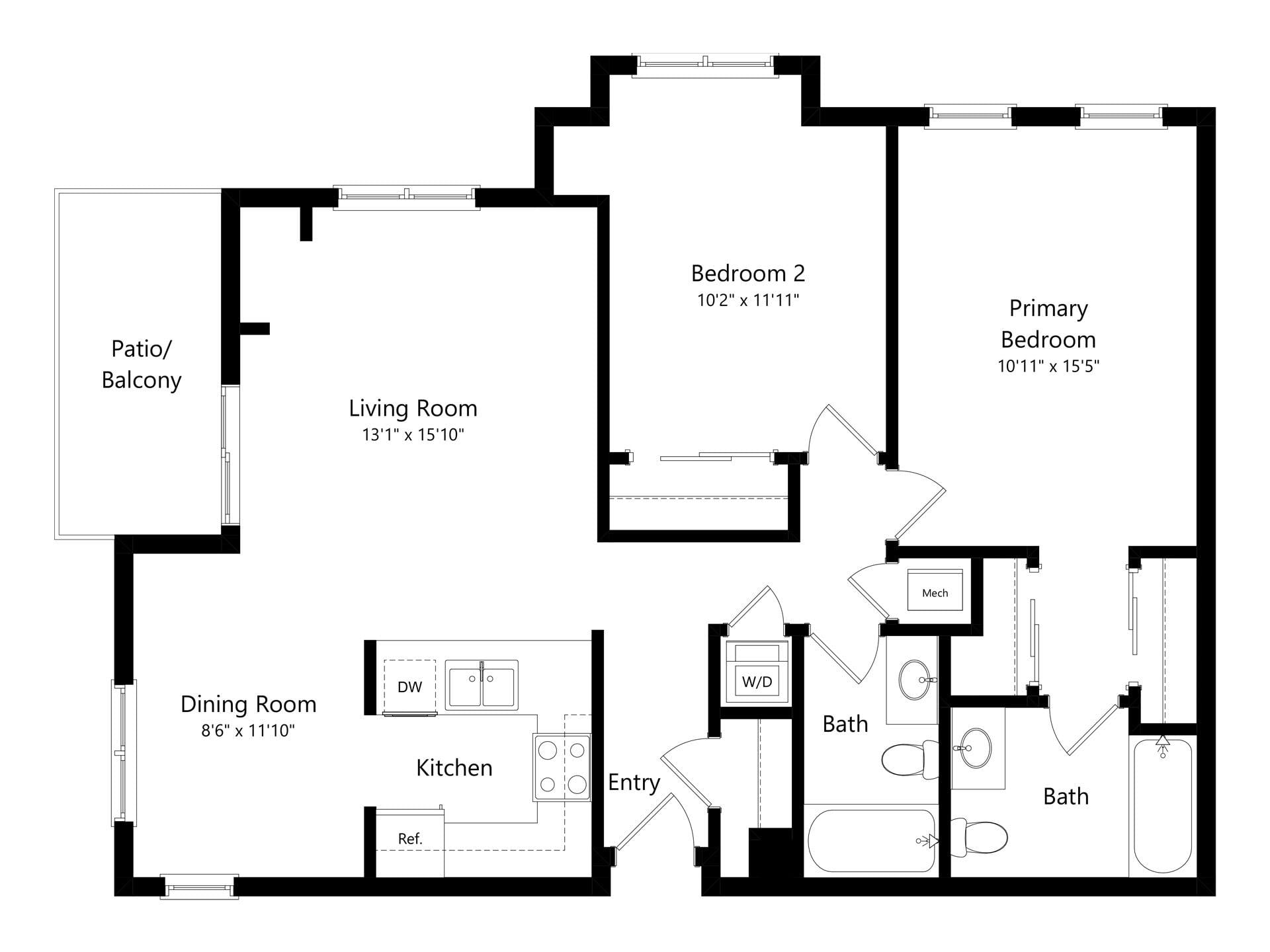 The Willow floor plan