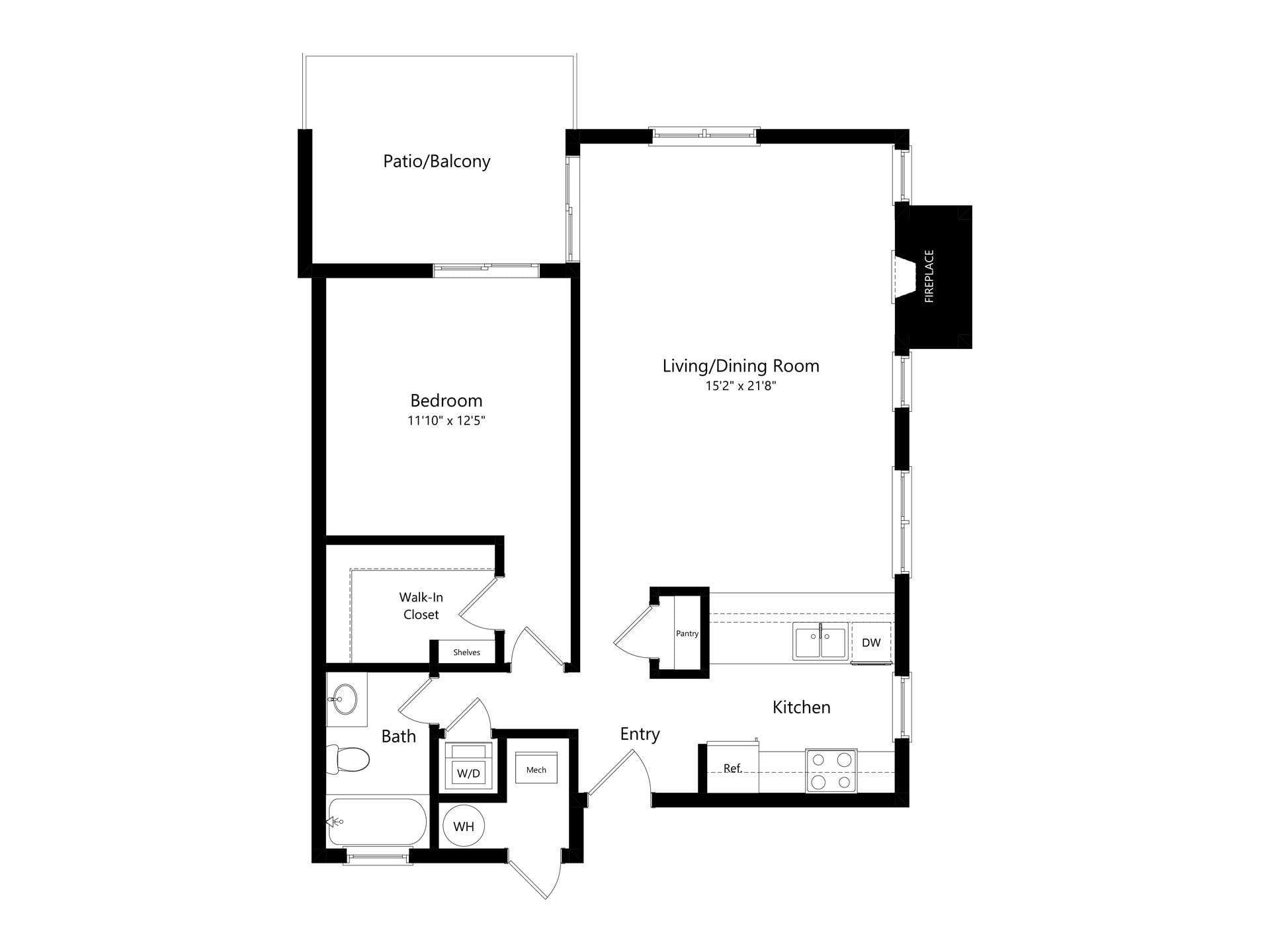 Almondwood floor plan