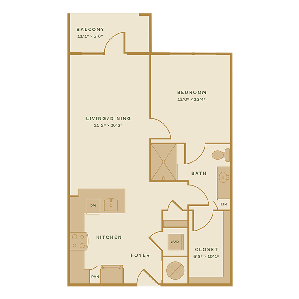 A2-1 floor plan