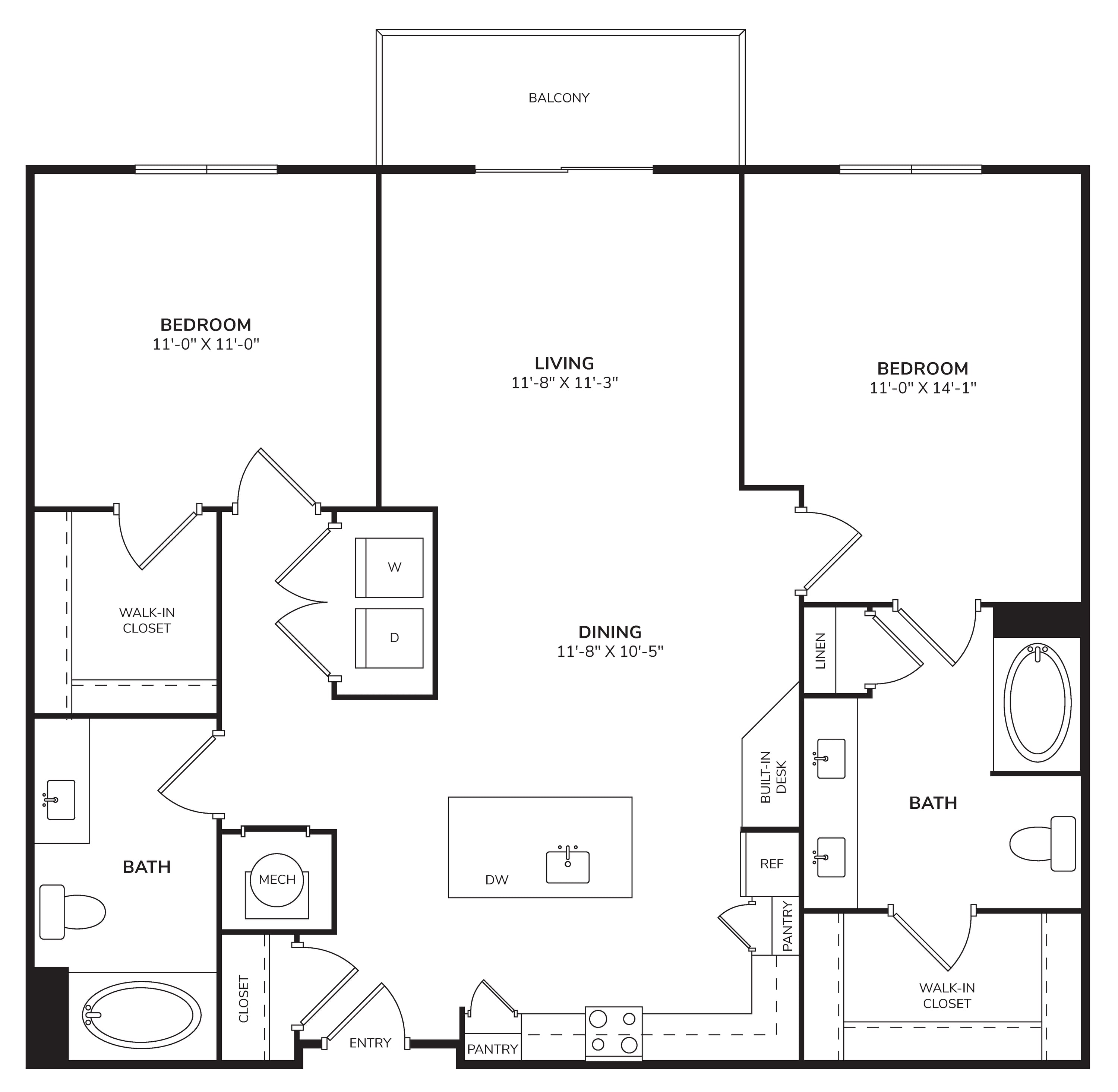 Hudson floor plan