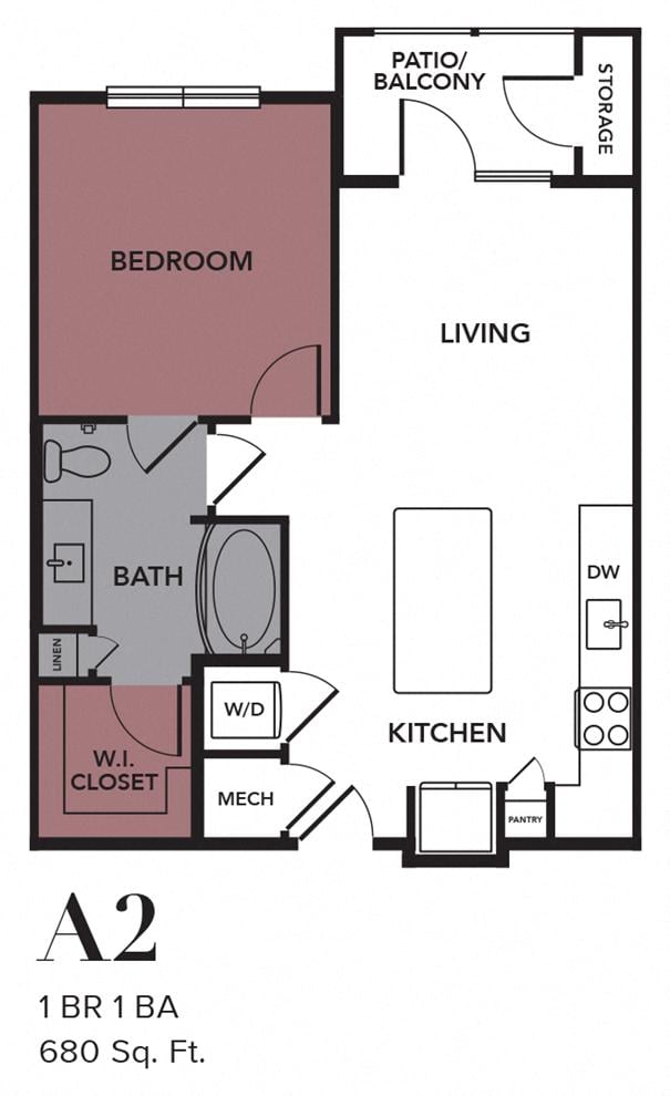 A2 floor plan