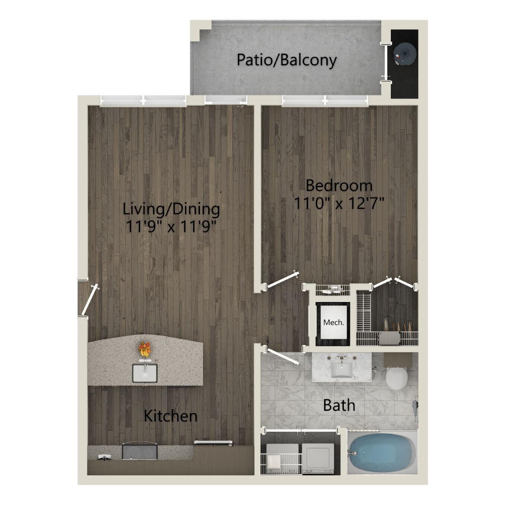 A1 Essential floor plan