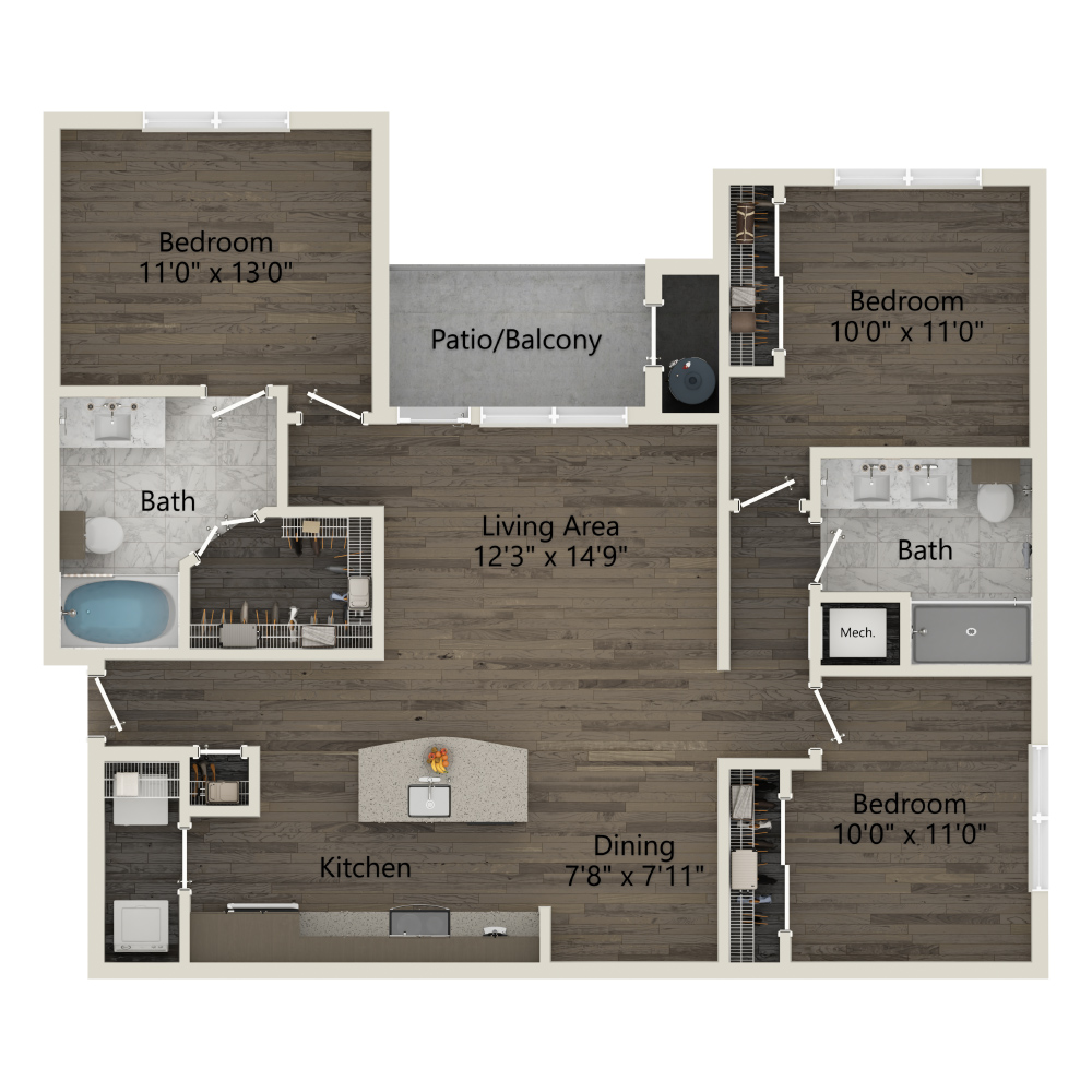 C2 Essential floor plan