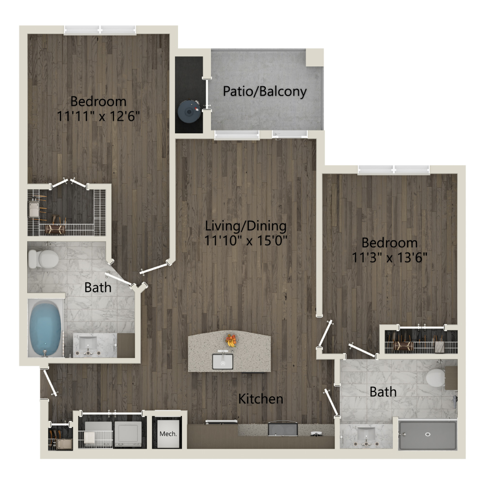B1 Essential floor plan
