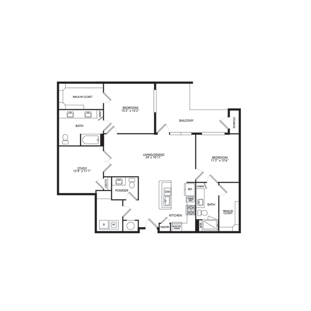 B4-HC floor plan