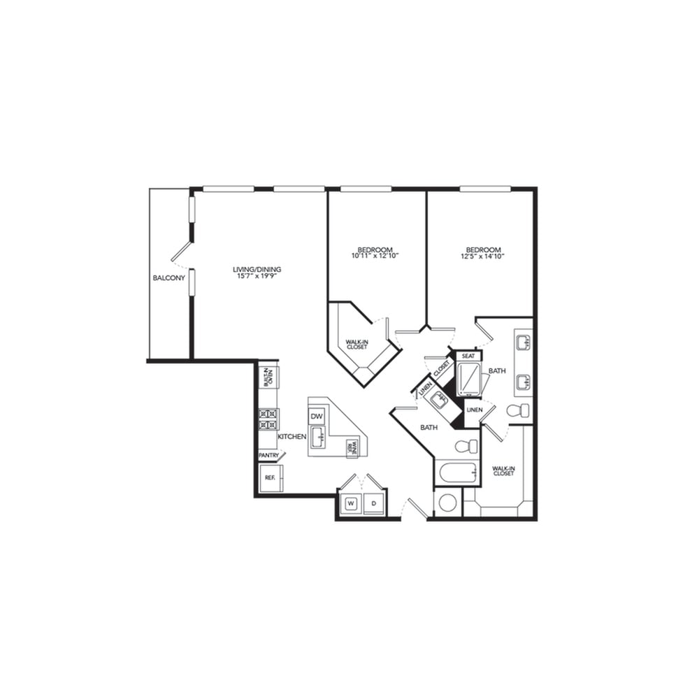 B2A floor plan
