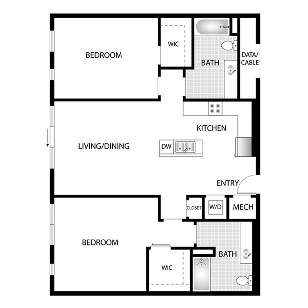 Hickory floor plan