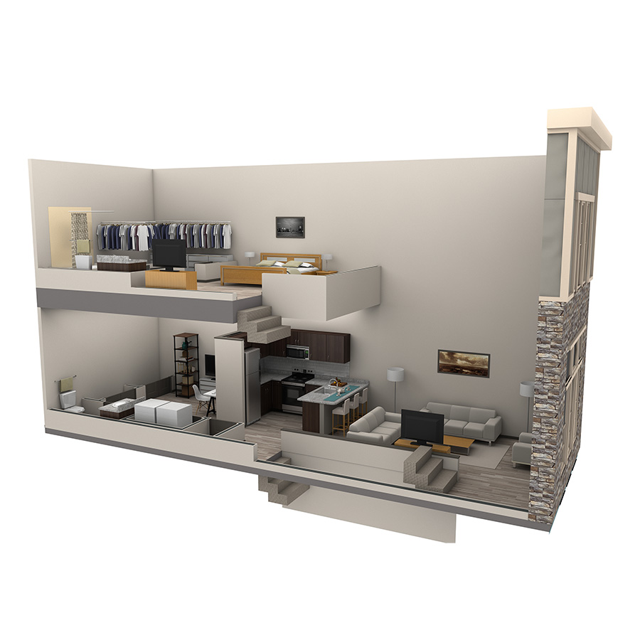 Studio Loft floor plan