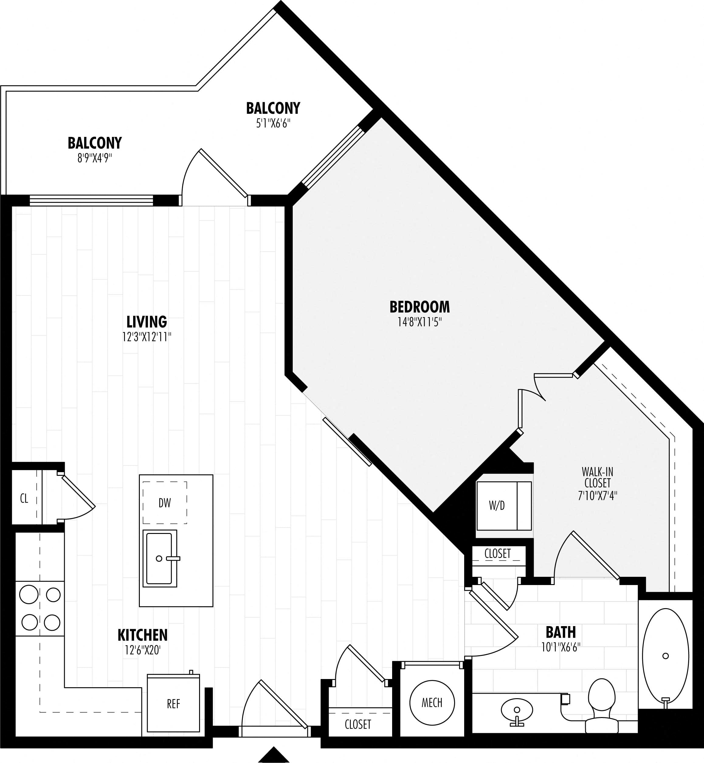 A4 Renovated floor plan