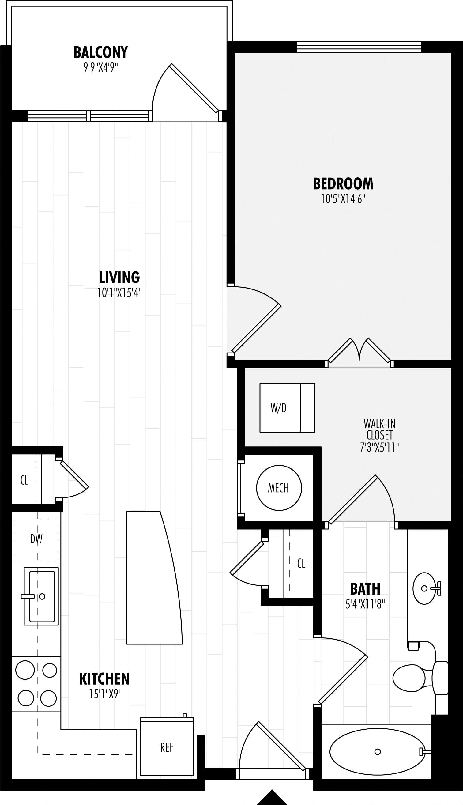 A2 floor plan