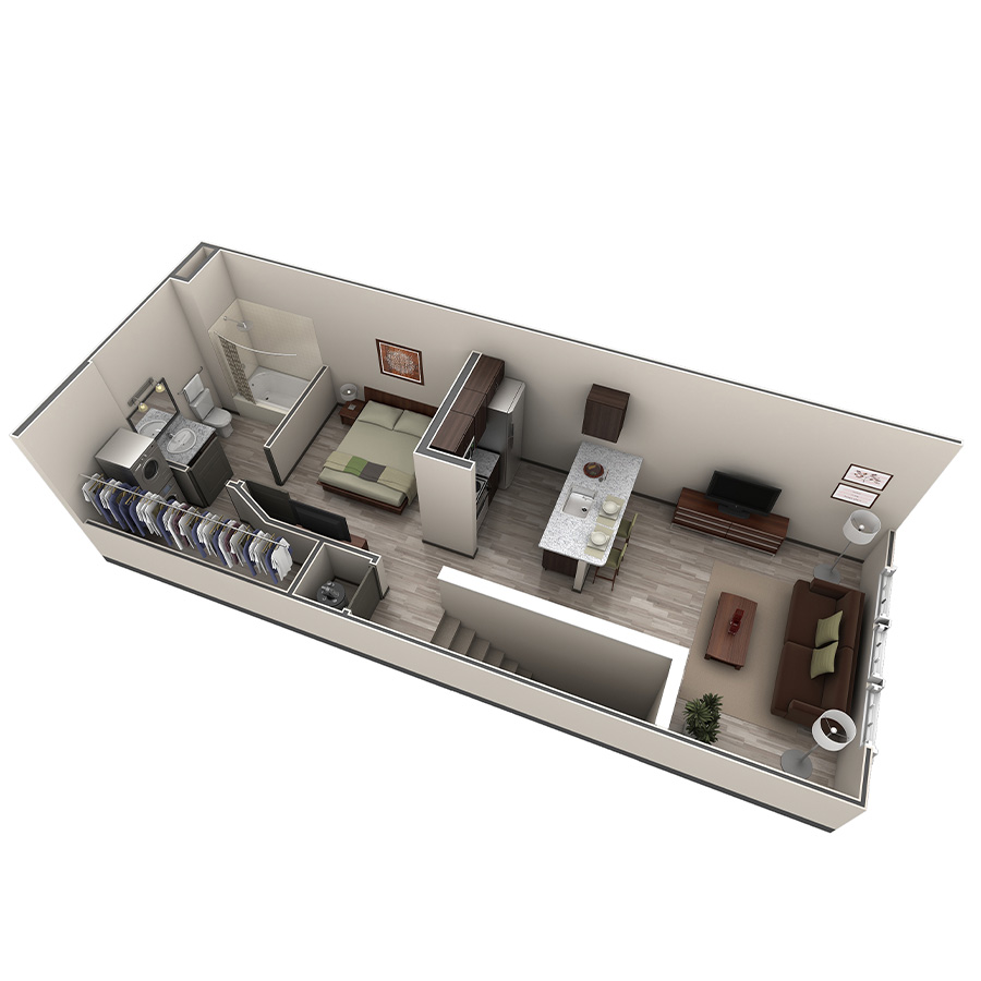 Studio Grand Overlook floor plan