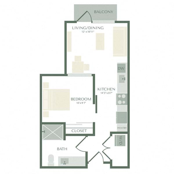 UA1 floor plan
