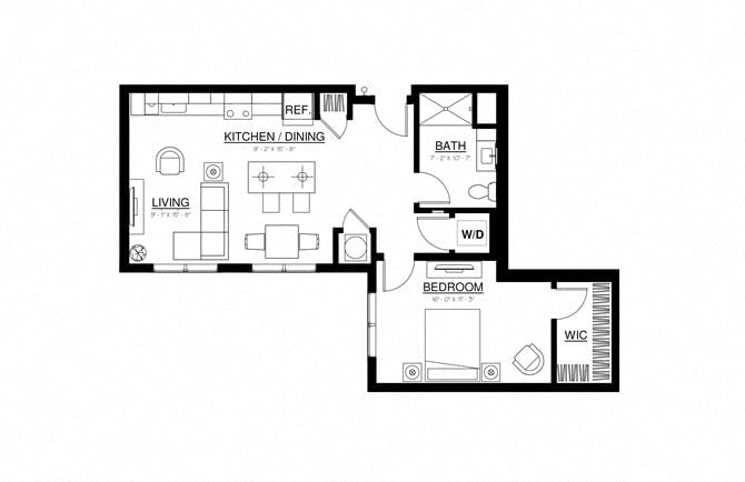 A6 floor plan