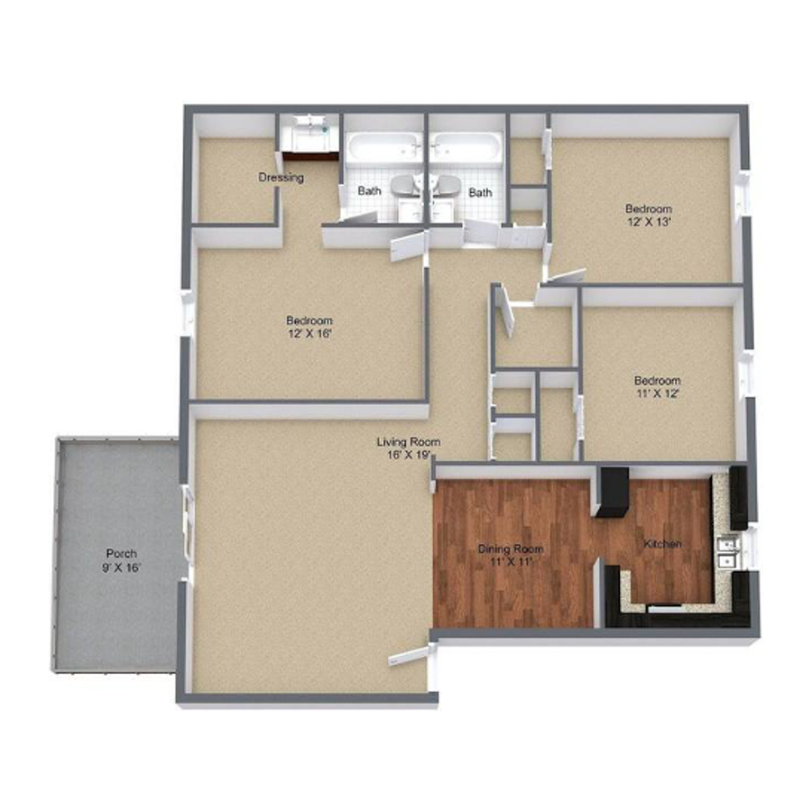 C1 floor plan