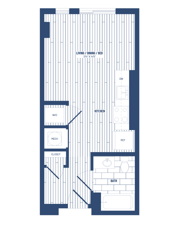 Studio-HS1 floor plan