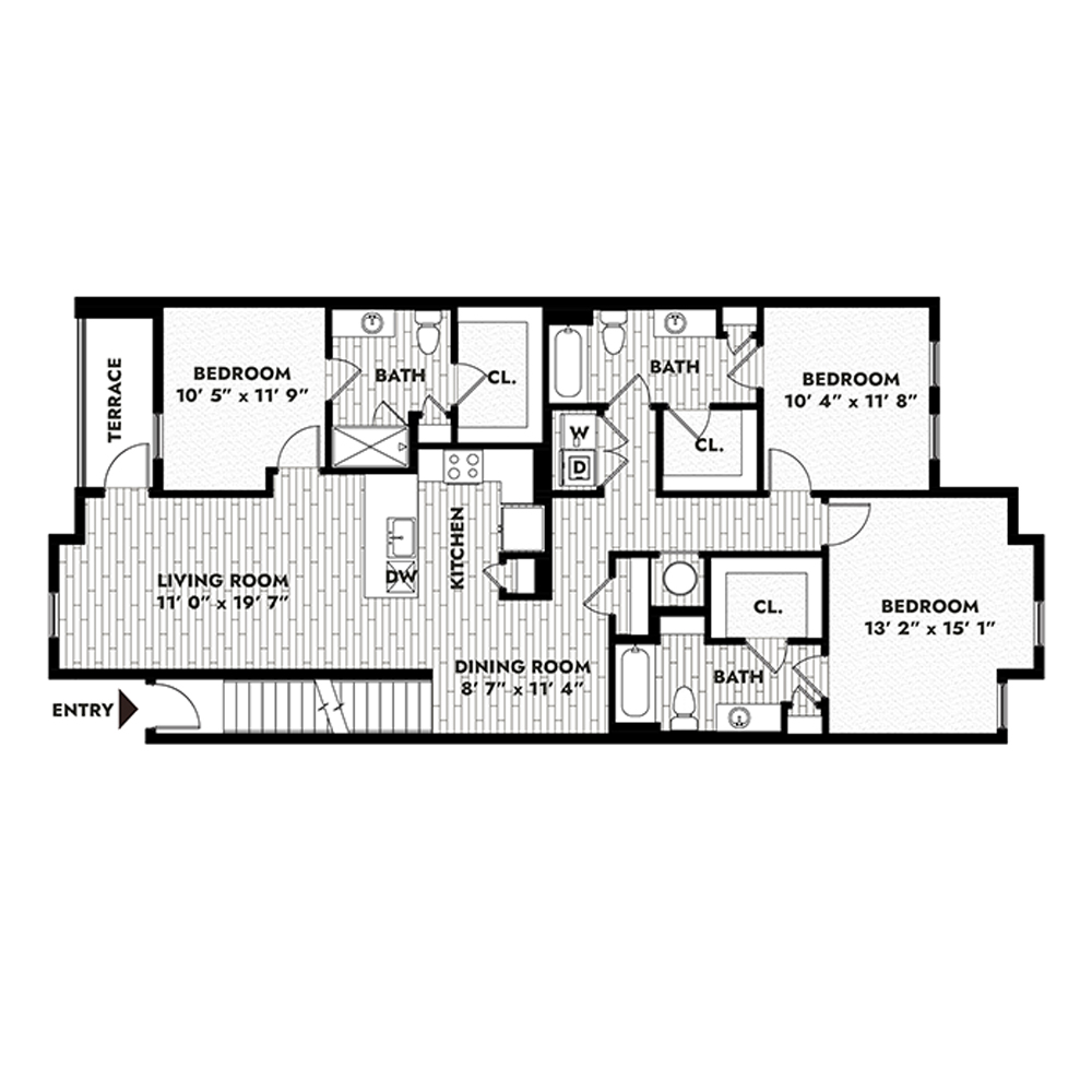 3B floor plan