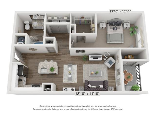 A1C floor plan