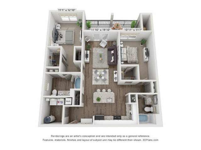 B2C floor plan