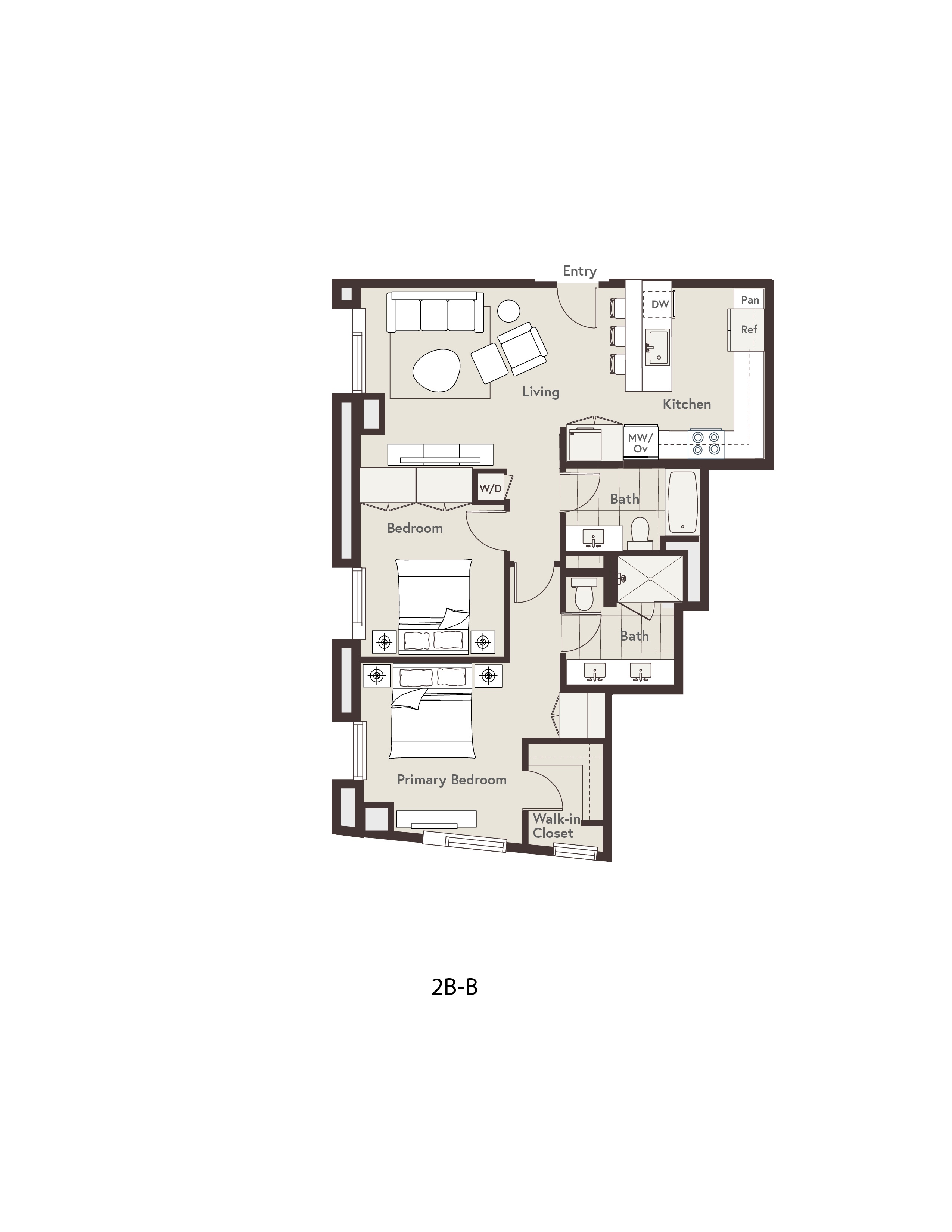 2B-B floor plan