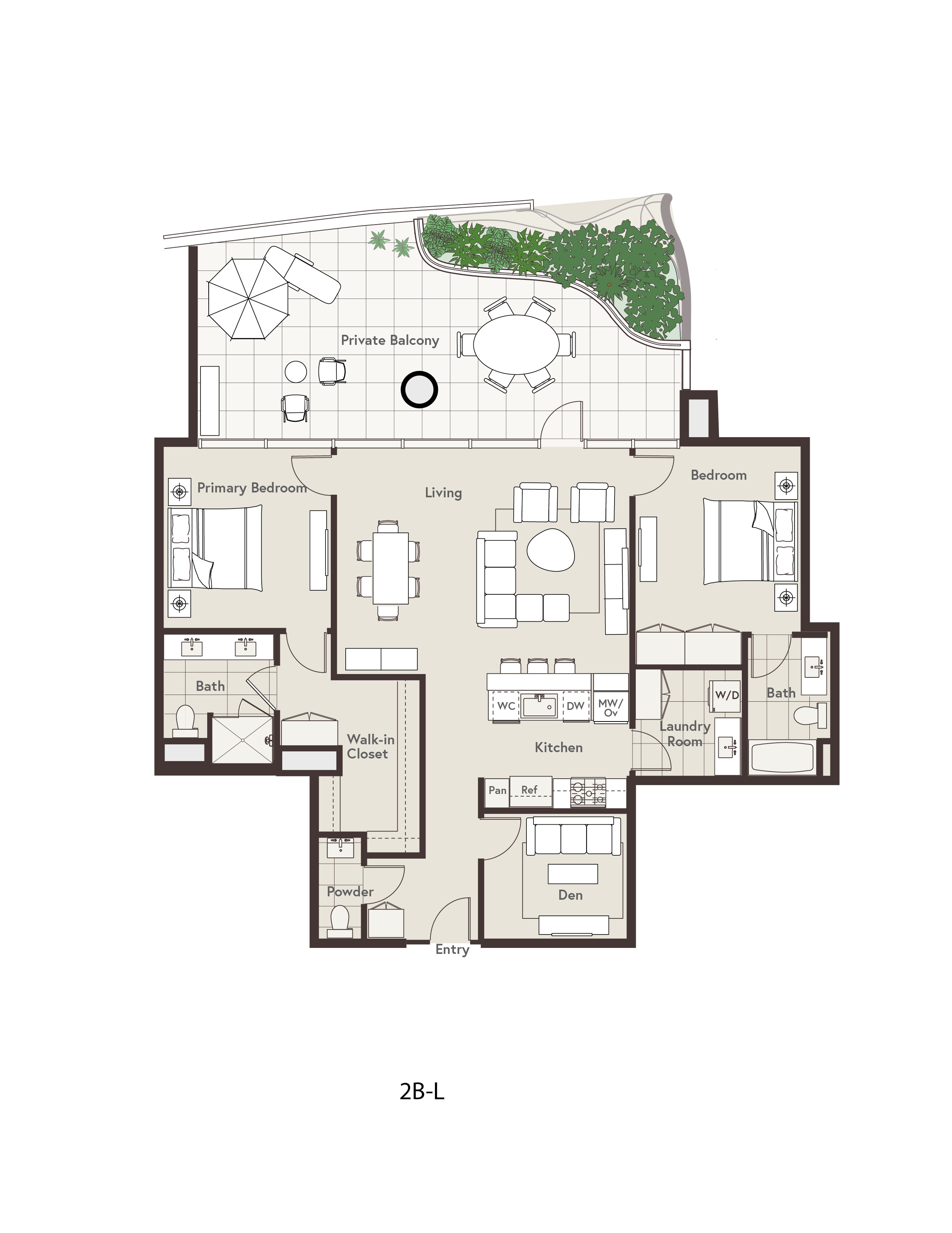 2B-L floor plan