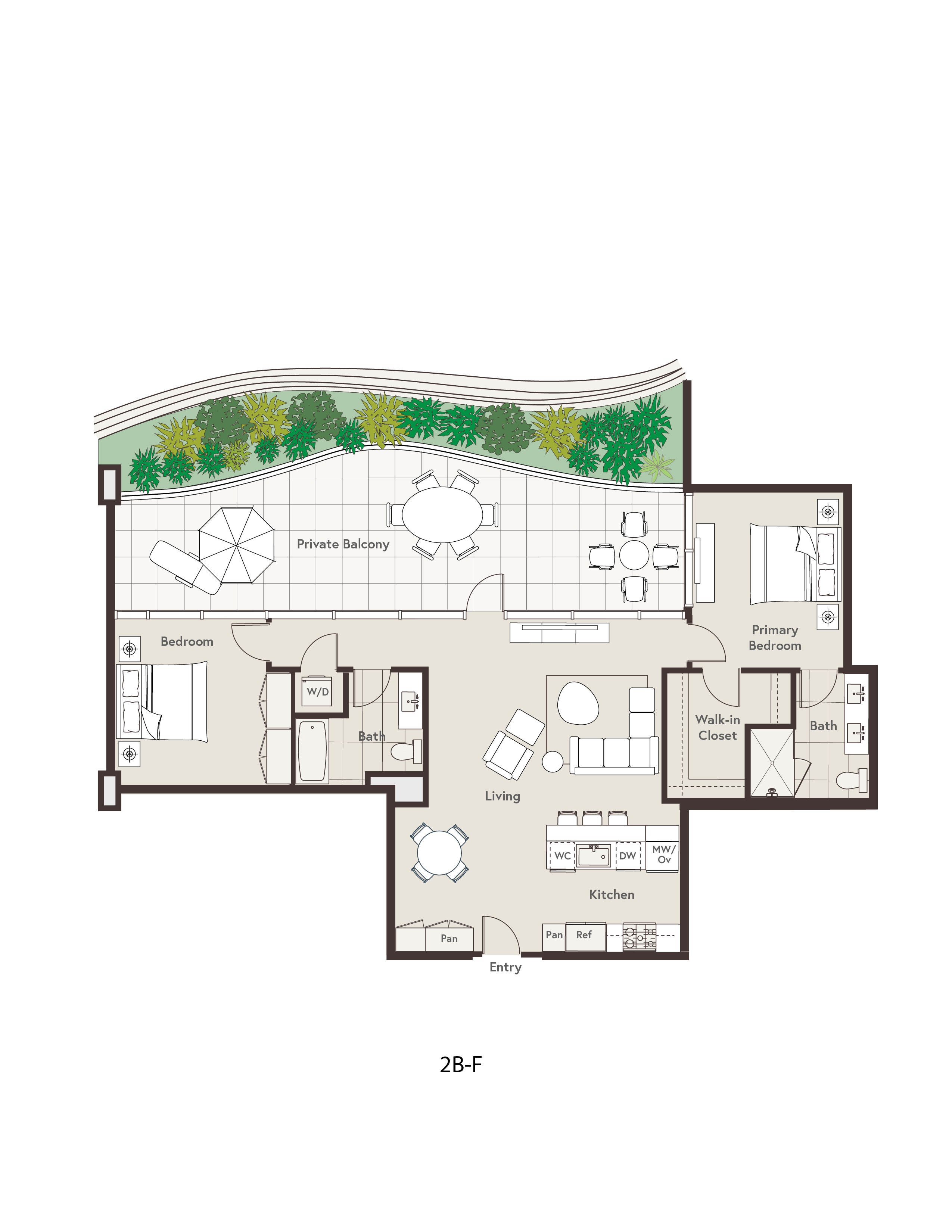2B-F floor plan
