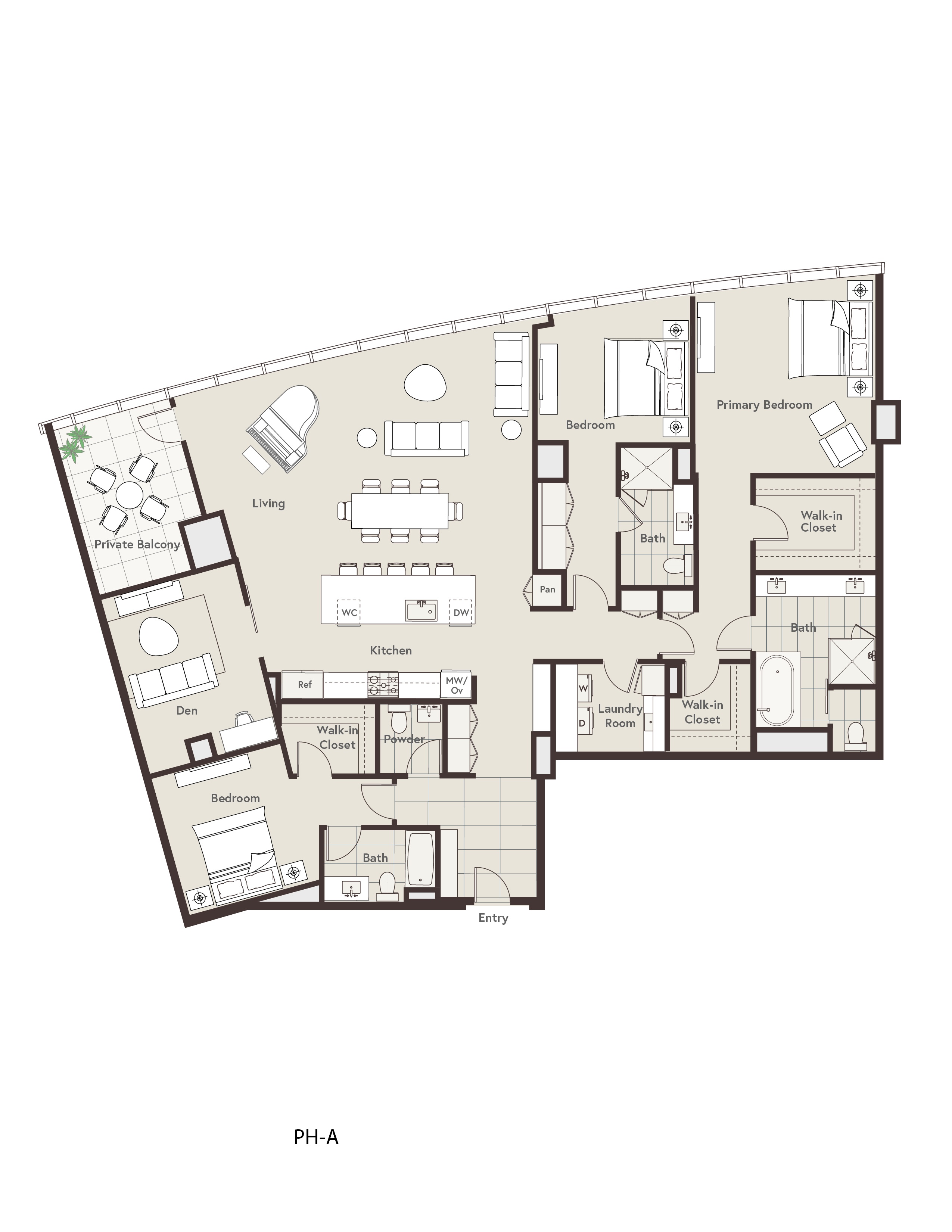 PH-A floor plan