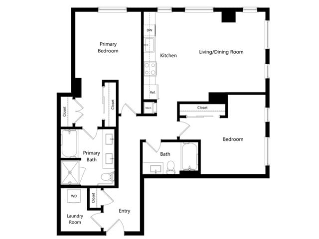 B2 floor plan