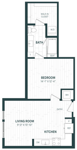 Studio-A05c-P floor plan