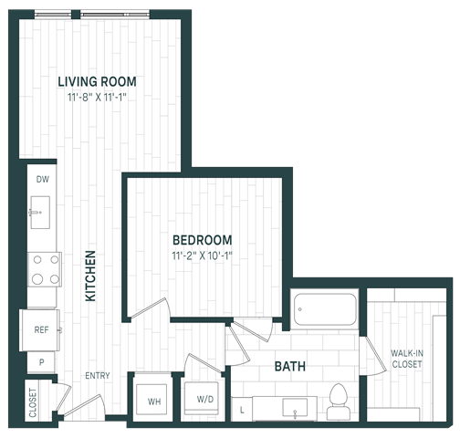 Studio-A02 floor plan