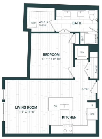Studio-A05c floor plan