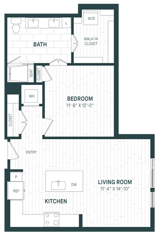 Studio-A05b floor plan