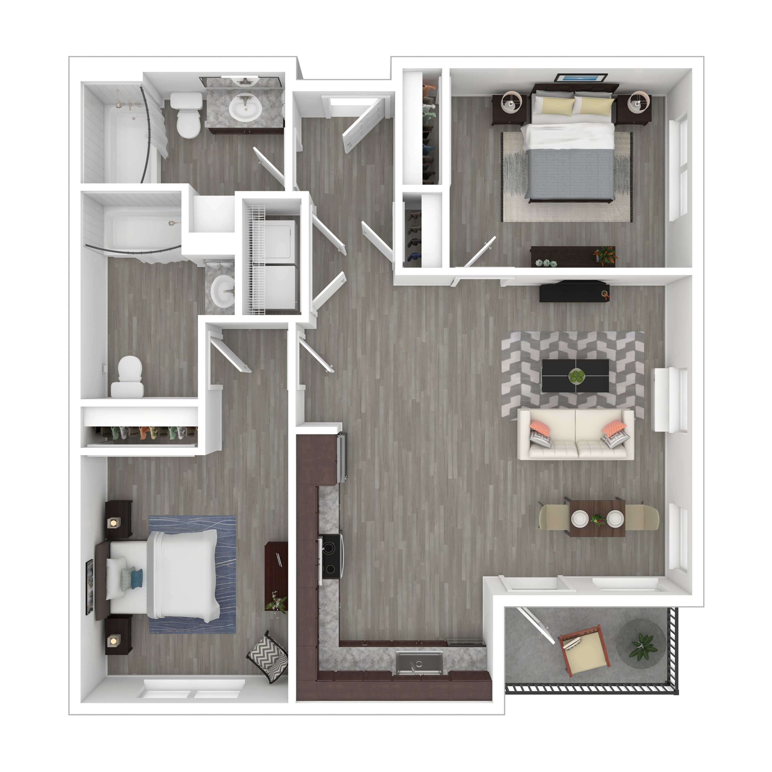 B2A floor plan