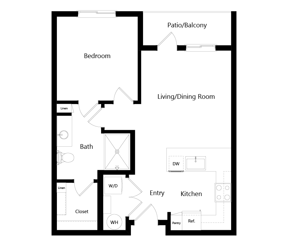 A2 floor plan