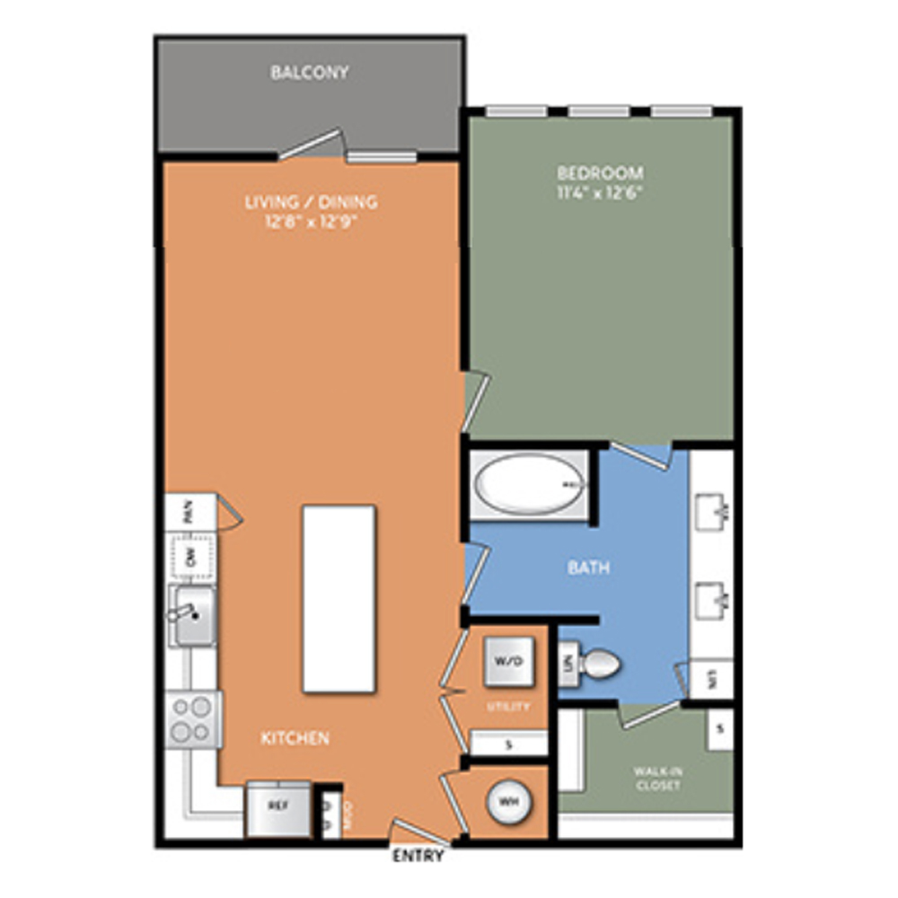 A2.1 floor plan