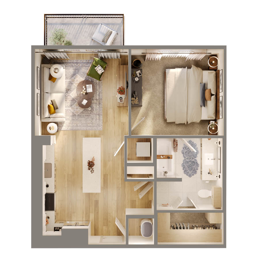 A1 floor plan