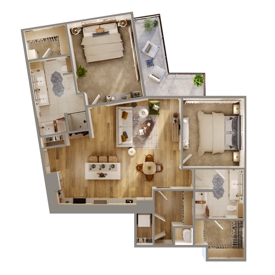 B4 floor plan
