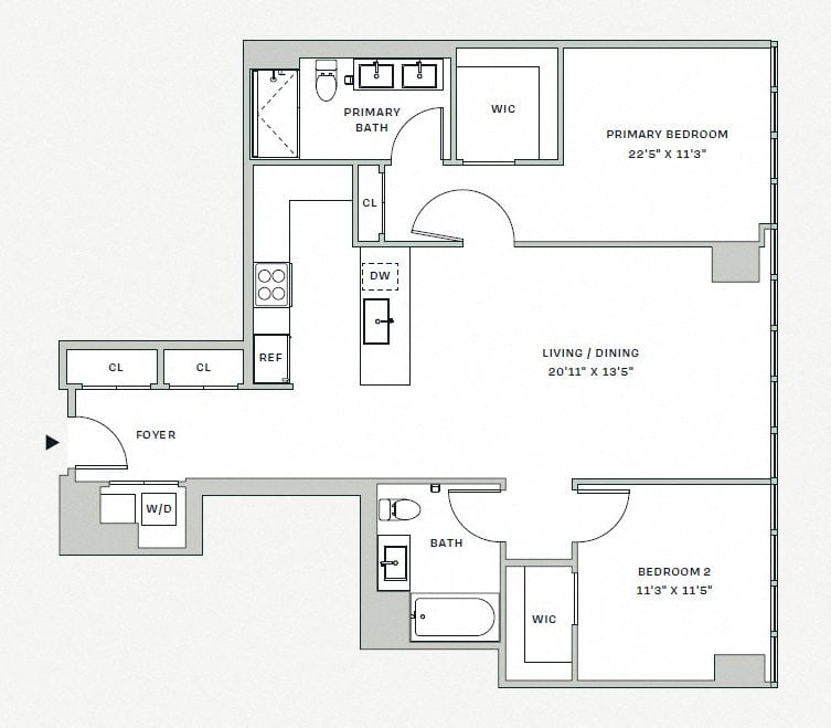 B2C floor plan