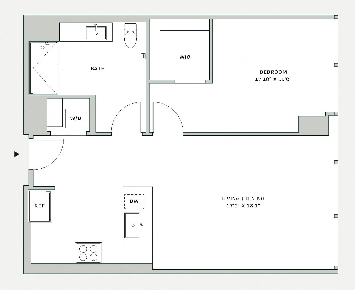 A1K floor plan