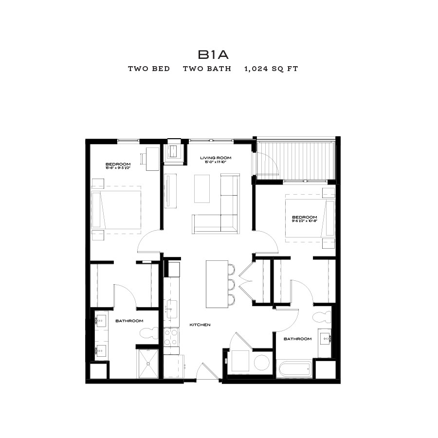 B1a floor plan