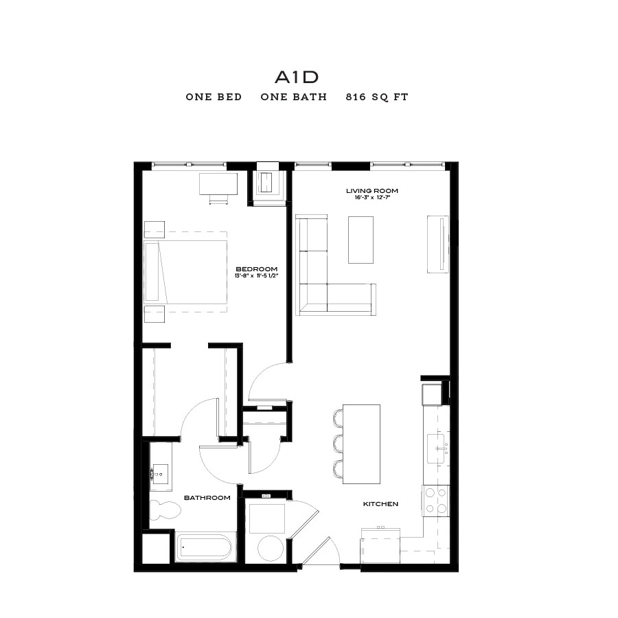 A1d floor plan