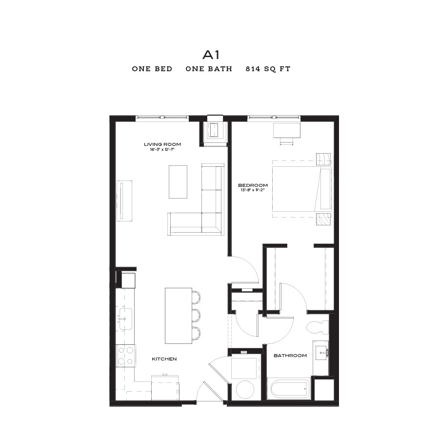 A1 floor plan