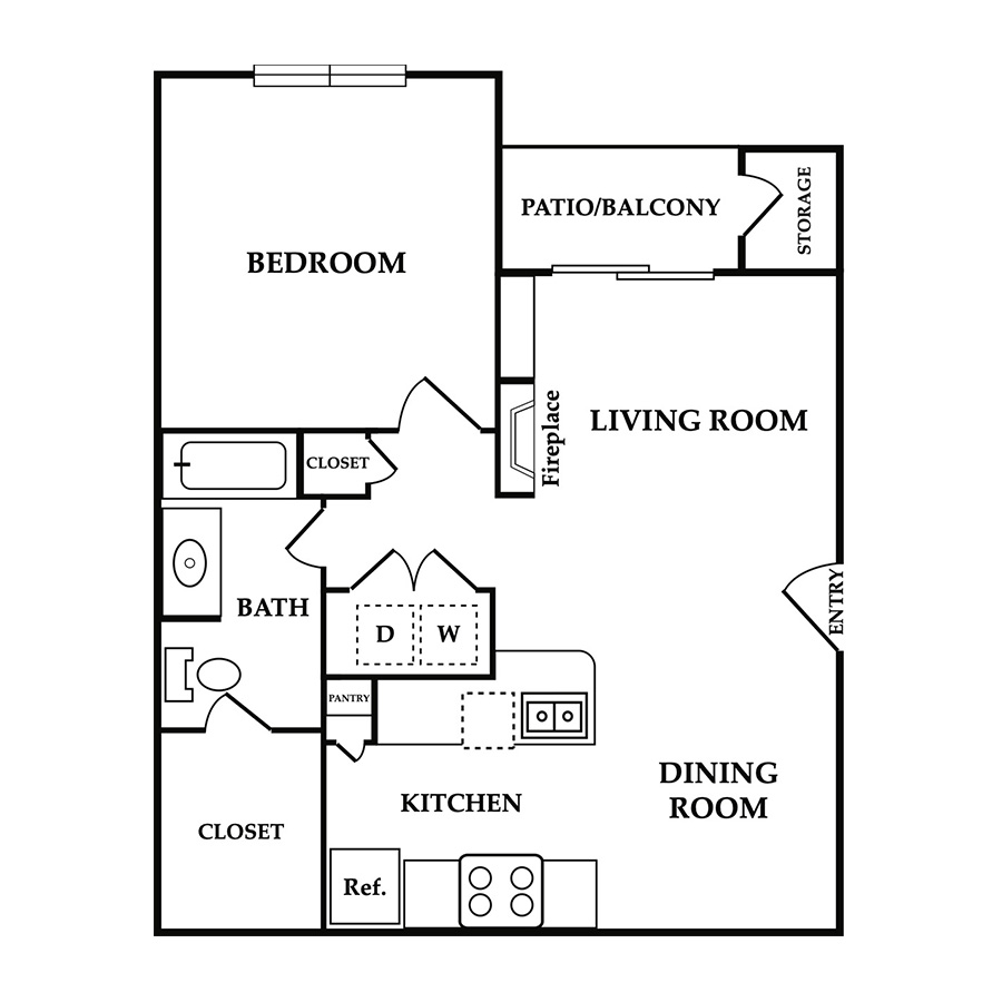 A1 floor plan