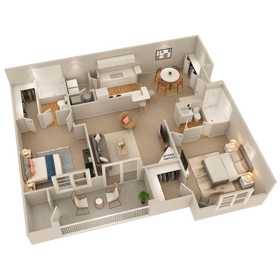 B2 floor plan